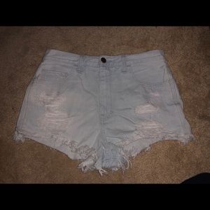 Hollister high waisted shorts